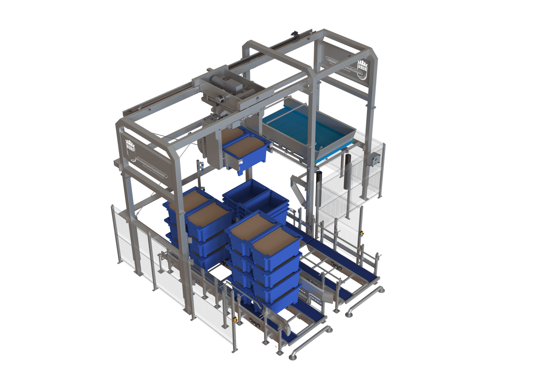 ROBOT BIN UNLOADER - Burg Machinery